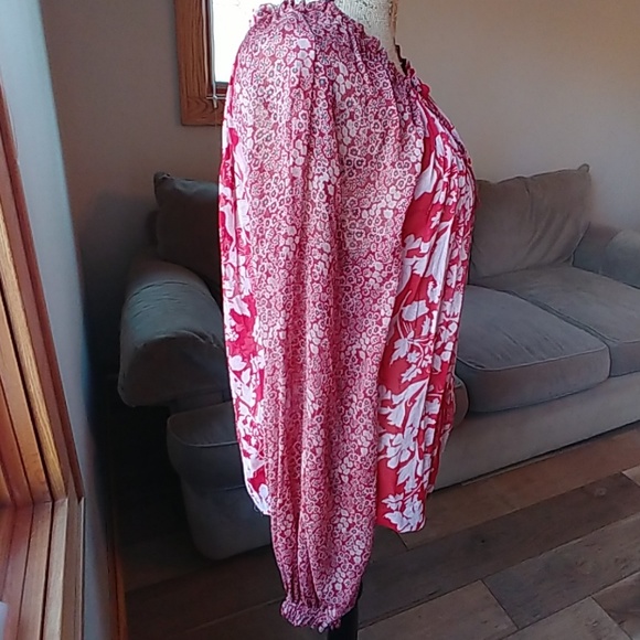 FREE PEOPLE red hippie XS but flowy - Picture 3 of 5